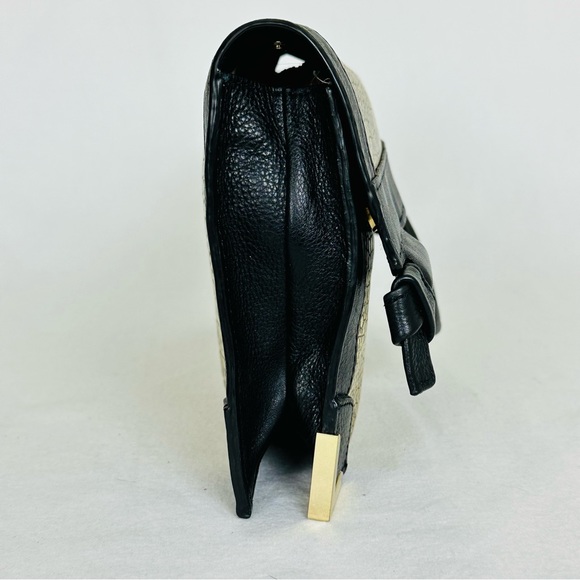 FOLEY & CORINNA Crossbody/Clutch bag Y2K Gold Embossed Croc and Black Purse - Picture 13 of 16